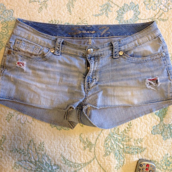 7 all denim shorts