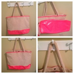 Pink Tote / Beach Bag
