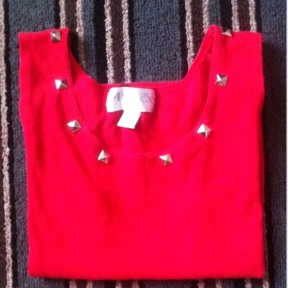 Vintage Studded Crop Top