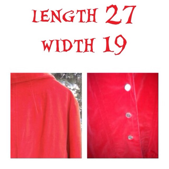 K) Beautiful Red Blazer. Soft 💗💗 price drop - Picture 2 of 5