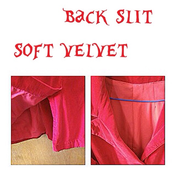 K) Beautiful Red Blazer. Soft 💗💗 price drop - Picture 3 of 5