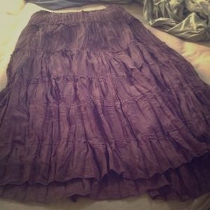 ✂️ from $20 Brown pleated maxi skirt