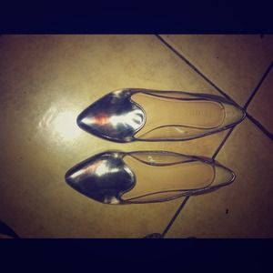 metallic flats