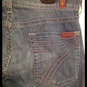 7 for all mankind Capri jeans sz 29 dojo pocket