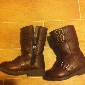 Cute brown baby boots