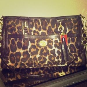 ⭐️REDUCED PRICE⭐️Coach Park Ocelot Carryall