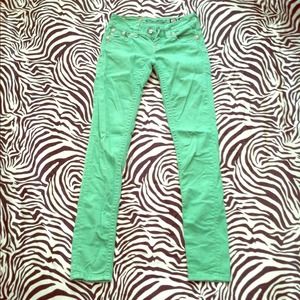 Mint Green Miss Me Jeans