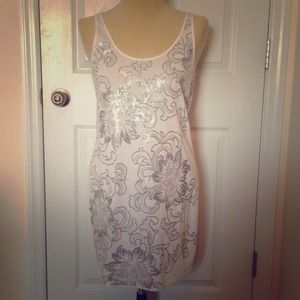 ****SOLD*****Pretty!! Sequin large, tank dress