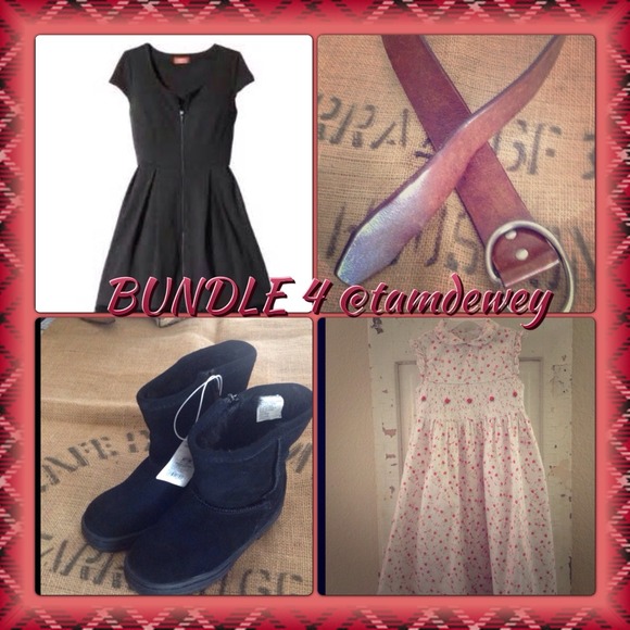 Kirna Zabete Other - BUNDLE 4@tamdewey. Dress Belt Kids Boots LA dress