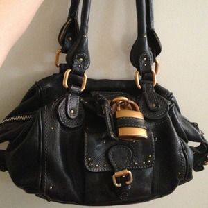 Chloe paddington handbag in black
