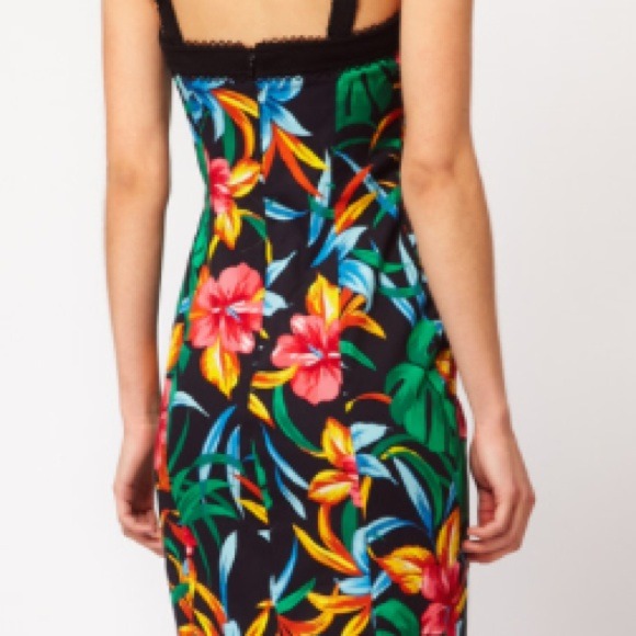 ASOS River Island tropical print dress - Picture 2 of 3