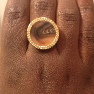 Authentic Swarovski tiger eye ring