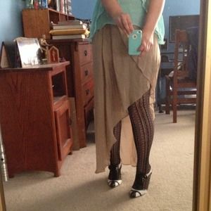 Beige skirt