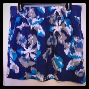Bundled!LOFT blue silk skirt