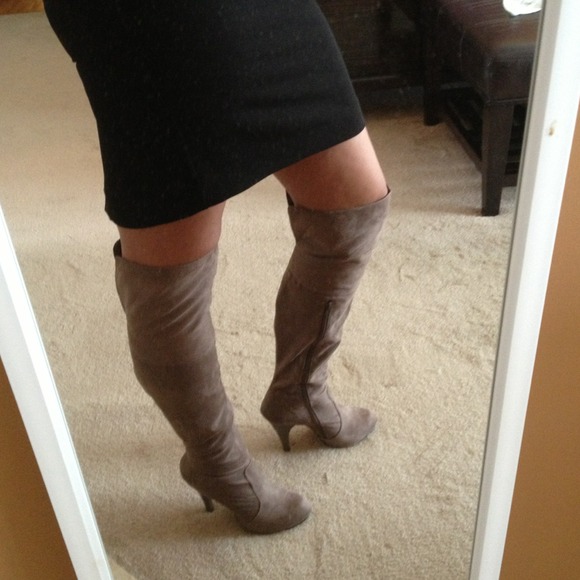 RESERVED!!!Over the Knee/Cuff Boots.