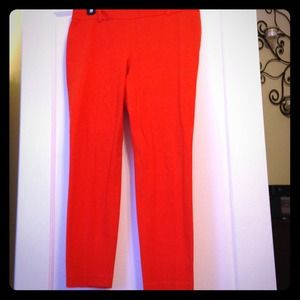 J. Crew orange Minnie style pants