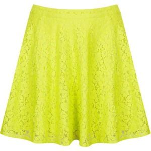 Topshop neon green skirt💚