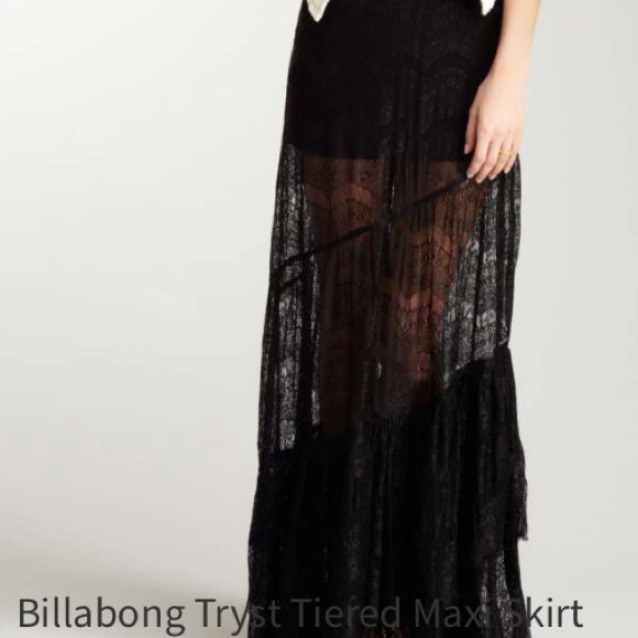 Billabong Other - Billabong Lace Maxi Skirt