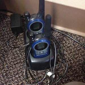 Motorola walkie talkies with charger. Work perfect