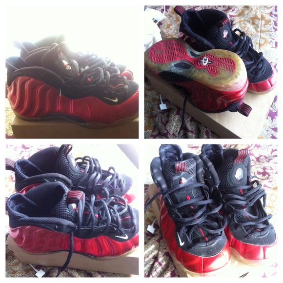 metallic red foams