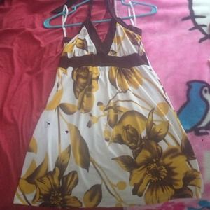 Halter mini dress or can b a top