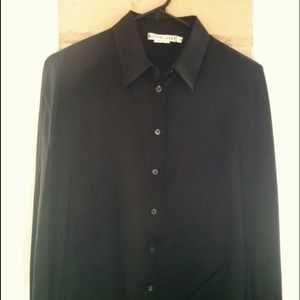 Black Michael Kors button up blouse