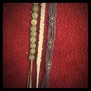 Vintage collection of belts