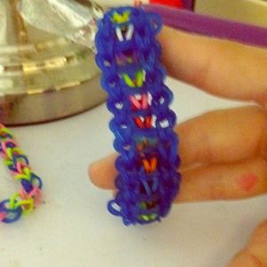 Rainbow look ladder bracelet