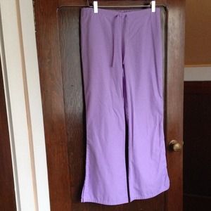 Light purple scrub pants