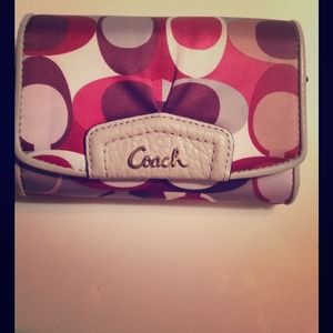 Authentic coach wallet