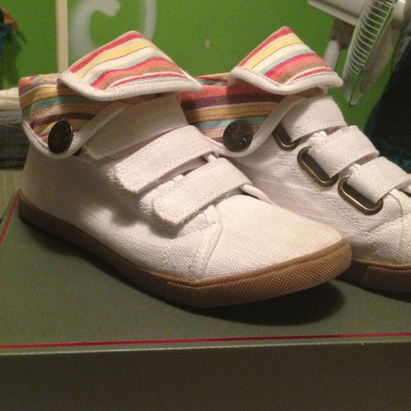 Blowfish white hightops!