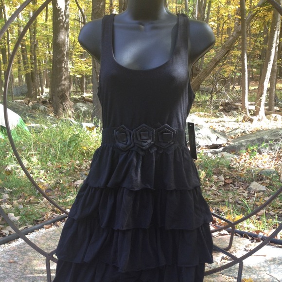 Black cute dress flirty size M