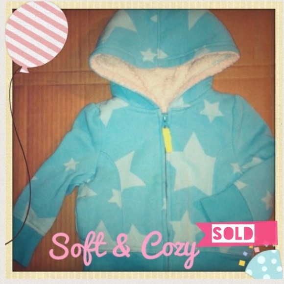*REDUCED!!* Baby Girl Star Print Hoodie