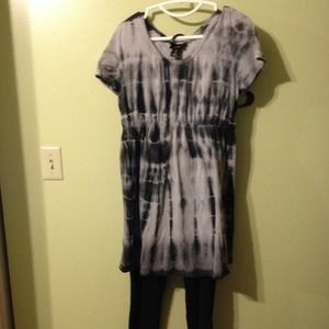 Tie dye maternity shirt