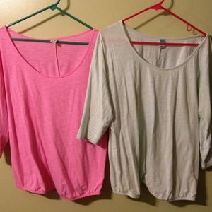 2 maternity shirts