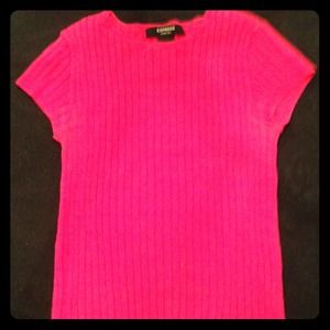 Express stretch cable knit sweater