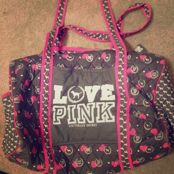 Victorias Secret Pink Duffle Bag