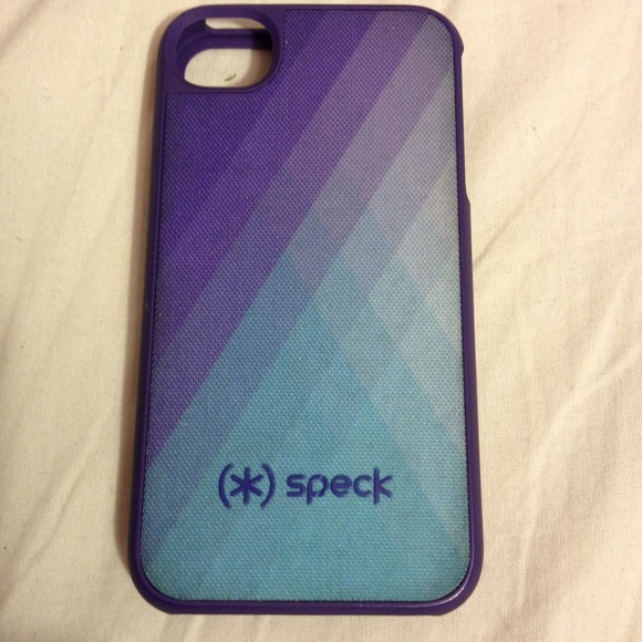 Purple and Blue Speck 2 piece iPhone case.