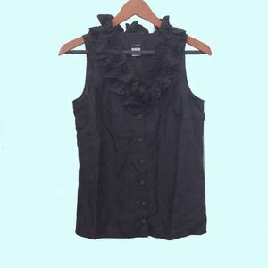 JCREW Silk ruffle top