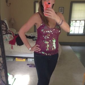 Price reduced! Arden B sequin top