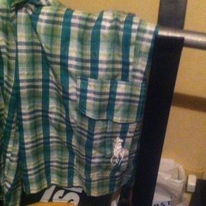 Real Green and White polo shorts never worn❗️