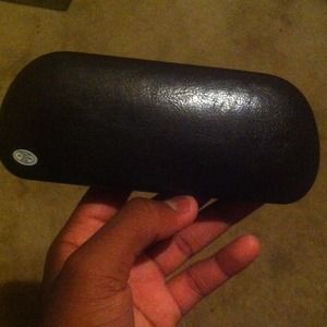 Black sunglasses holder