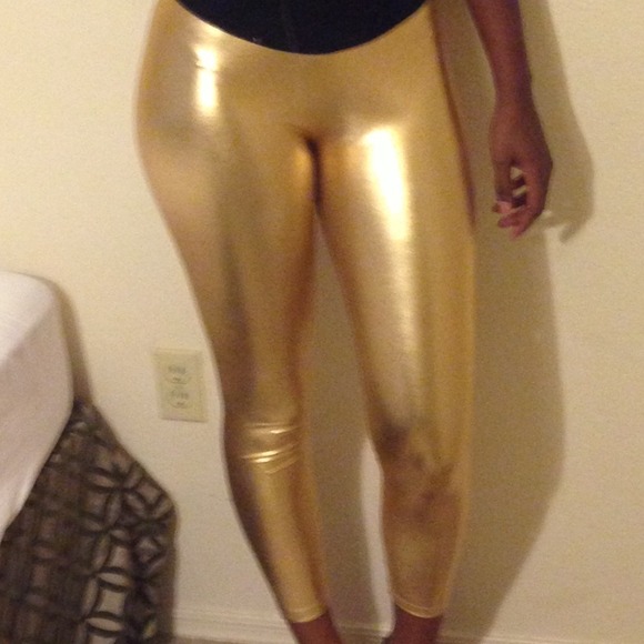 Pants - New never worn liquid gold leggings.