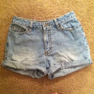 High rise shorts