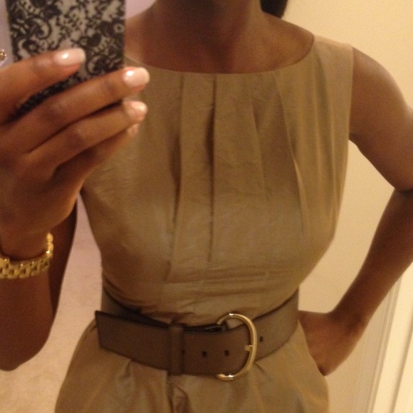 Taupe Banana Republic dress