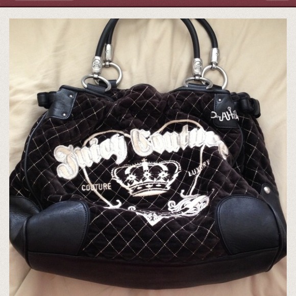 HELD! Authentic Juicy Couture black purse/ speaker
