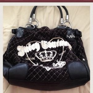 HELD! Authentic Juicy Couture black purse/ speaker
