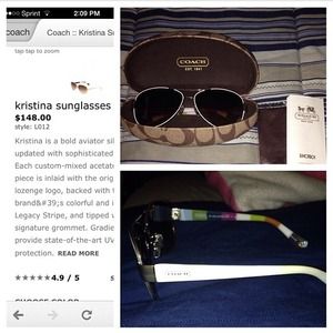 Coach Kristina Sunglasses