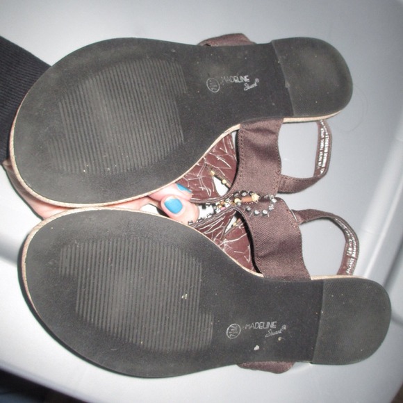 ❌TRADED❌ Adorable brown boho sandals! NWOT - Picture 4 of 4