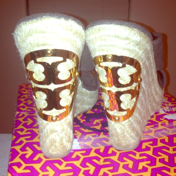 Tory Burch 'Kristen' Espadrille Wedge